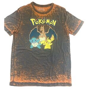 Pokemon T Shirt 2015 Official Nintendo Sz Medium M‎ Cotton/Poly Thin Sheer Blend